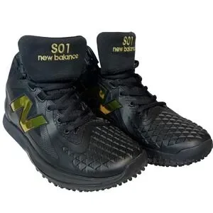 New Balance | Shoes | New Balance S Turf Shoes 75m 9w Black Gold Shohei ...